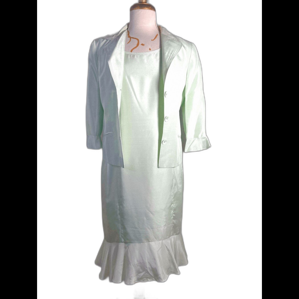 Dué Per Dué Vestè Dress Suit Size 8 VTG 90's Mint Corporate Chic Aesthetic